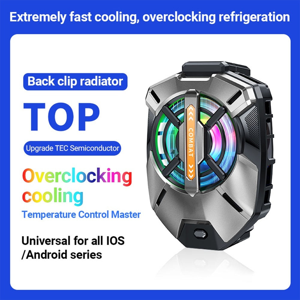 Black Shark Phone Cooler | Semiconductor Radiator for iOS & Android (2.63-3.46")