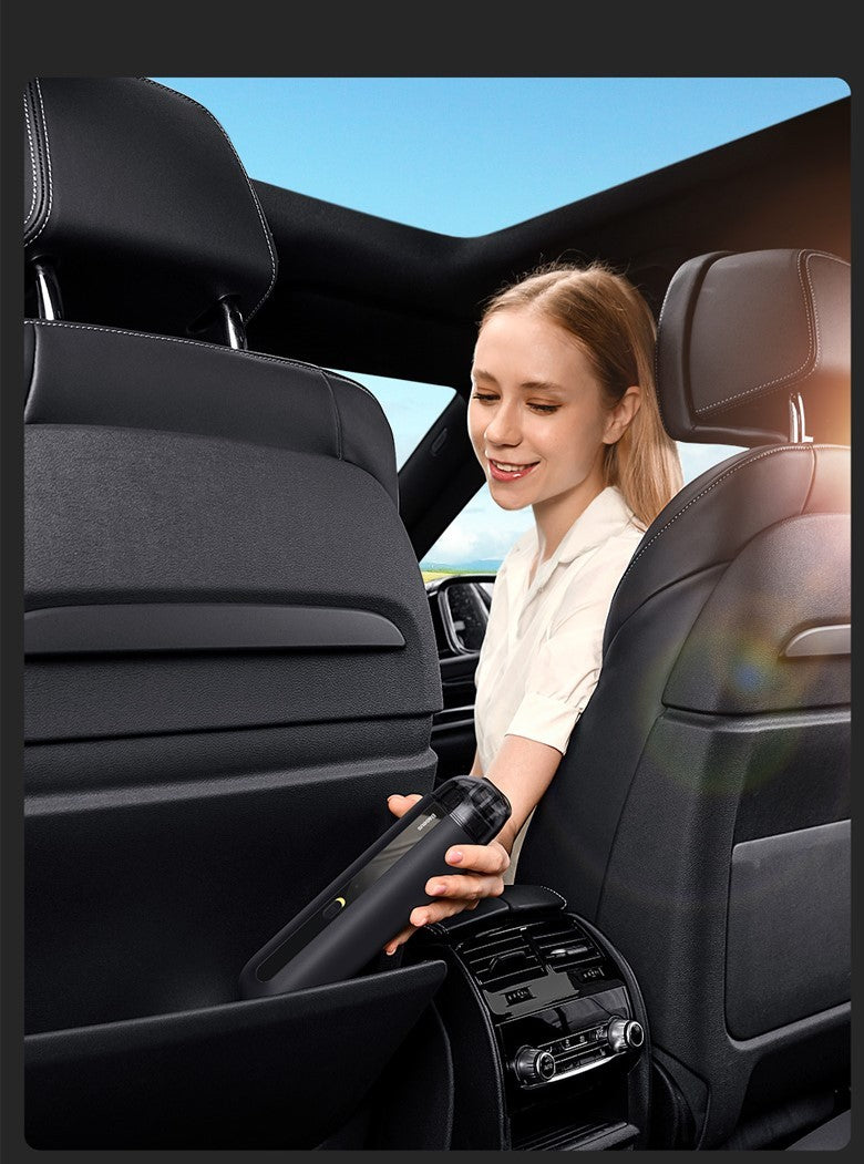 Luxury Wireless Car Vacuum 5000Pa – Portable Handheld Cleaner