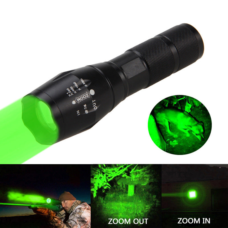 Portable LED Zoom Flashlight – Mini Torch for Outdoor & Hunting