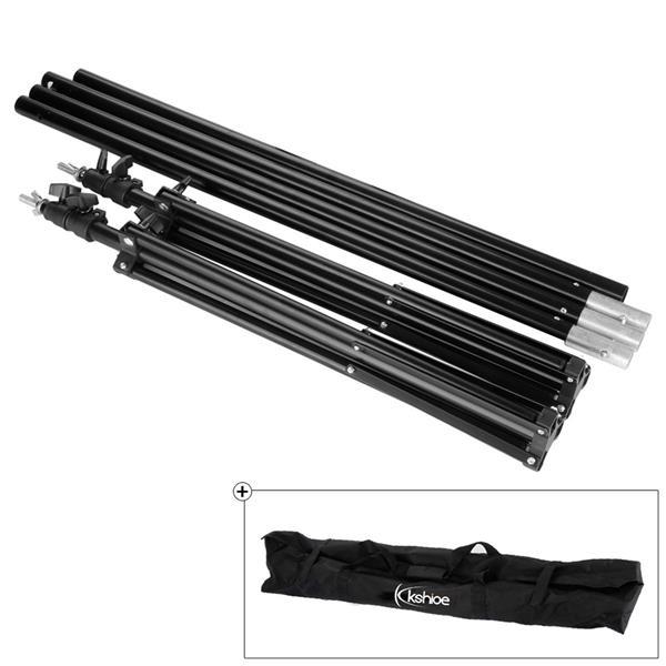 2x3m Photography Background Frame Set | Includes 3 Background Clips | Adjustable Backdrop Stand for Studio & Outdoor Use