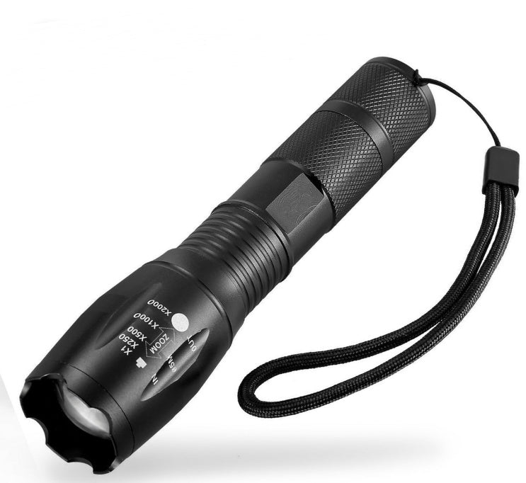 Portable LED Zoom Flashlight – Mini Torch for Outdoor & Hunting