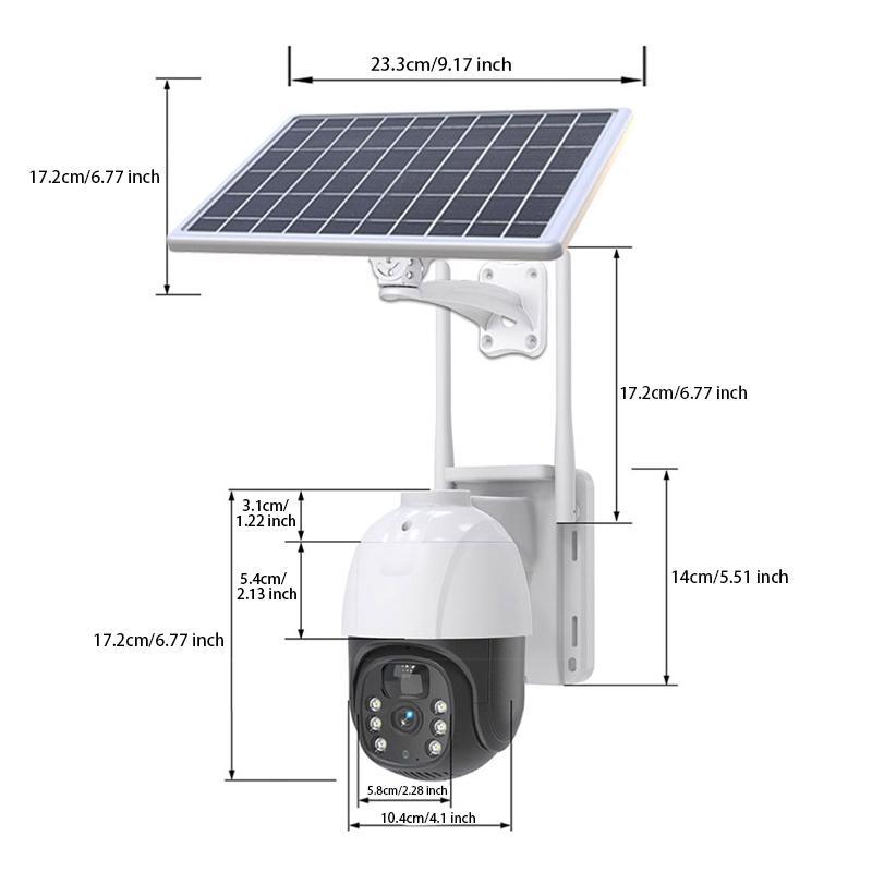 Solar Power Permanently And Reliably Powers Surveillance Cameras For Property Protection And Monitoring