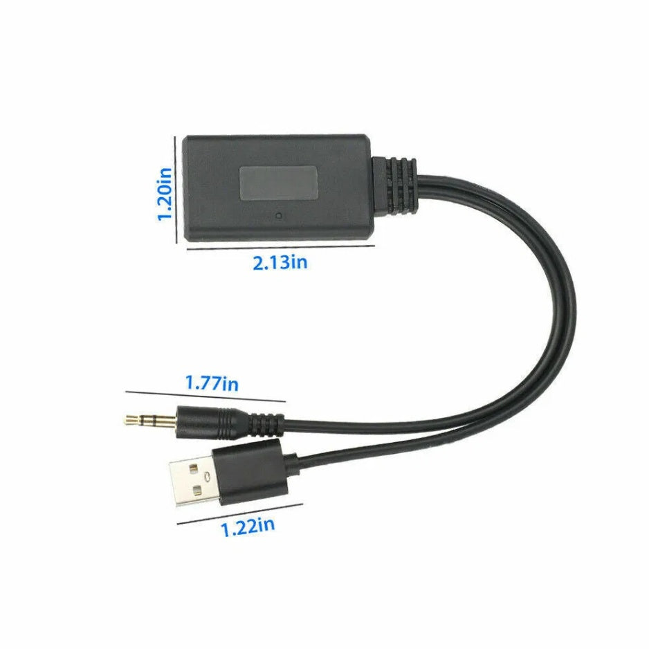 2-in-1 USB Bluetooth 5.0 Adapter – Wireless Transmitter & Receiver for PC & Car