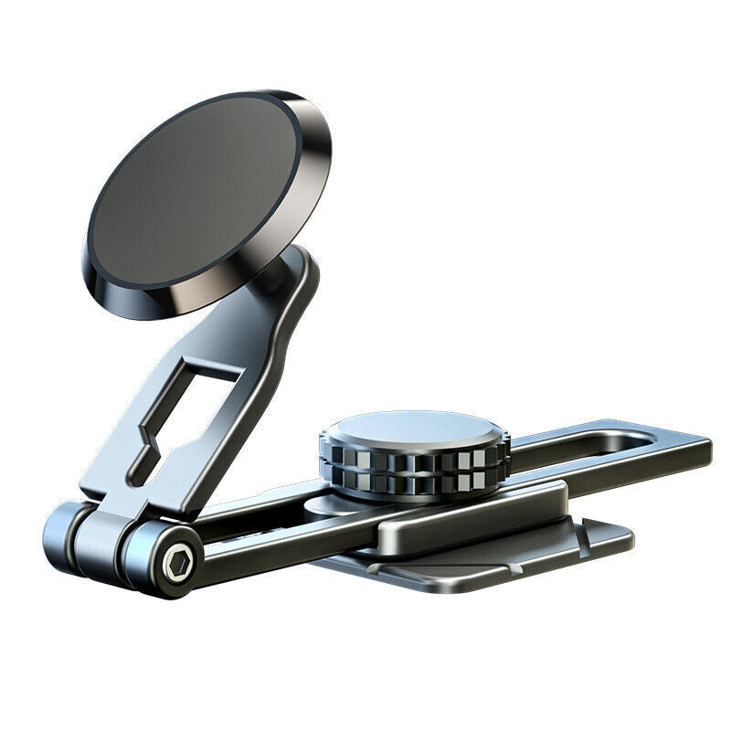 Universal 360° Magnetic Car Dashboard Phone Holder | Foldable Aluminum Alloy Mount
