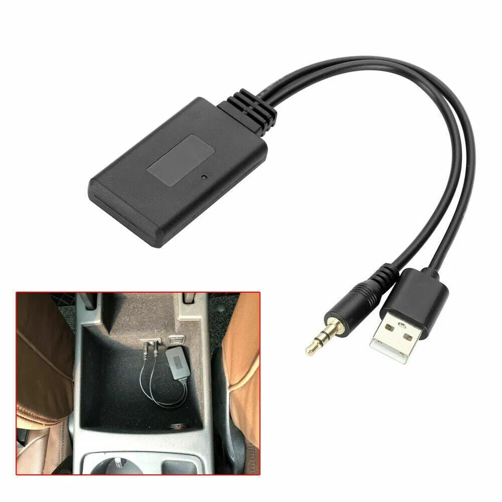 2-in-1 USB Bluetooth 5.0 Adapter – Wireless Transmitter & Receiver for PC & Car
