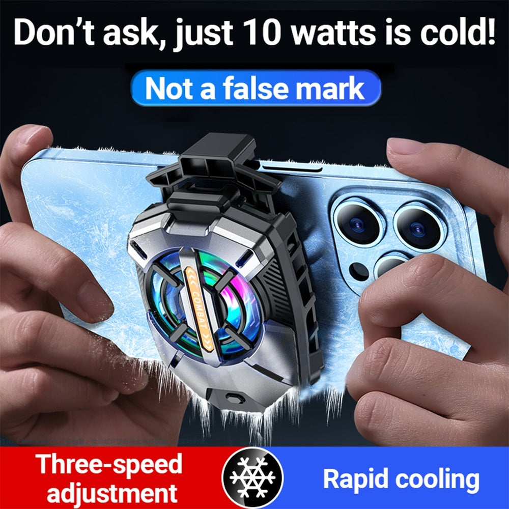 Black Shark Phone Cooler | Semiconductor Radiator for iOS & Android (2.63-3.46")