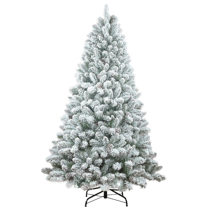 PVC Christmas Tree with Ornaments – Artificial Holiday Decoration, Available in 4ft/5ft/6ft/7ft