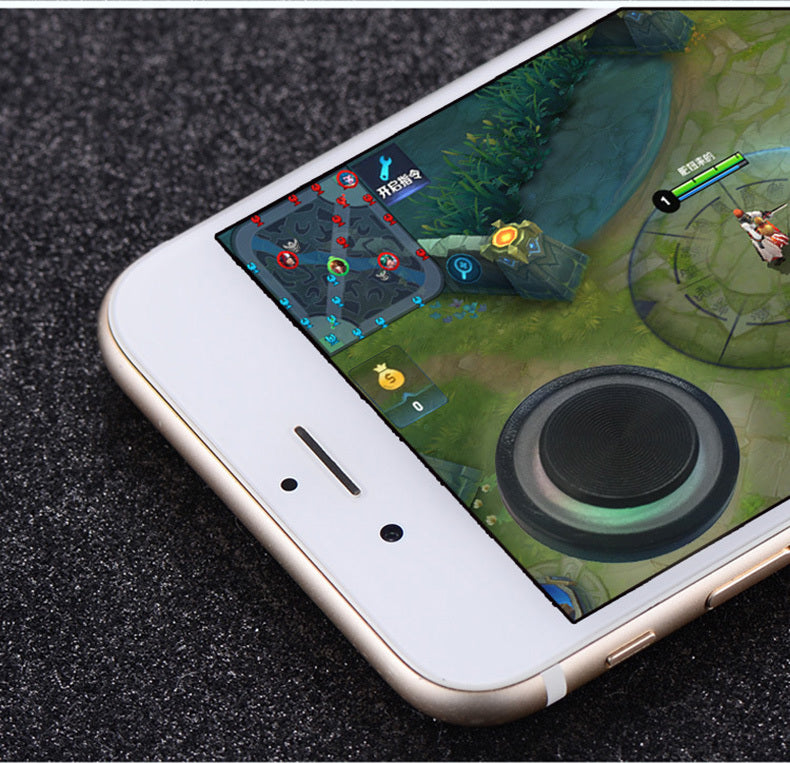 Q8 Ultra-Thin Mobile Game Rocker – Silicone Touchscreen Joystick Controller for Smartphones & Tablets