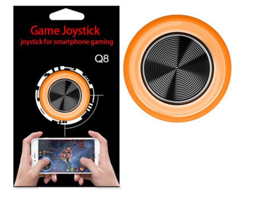 Q8 Ultra-Thin Mobile Game Rocker – Silicone Touchscreen Joystick Controller for Smartphones & Tablets