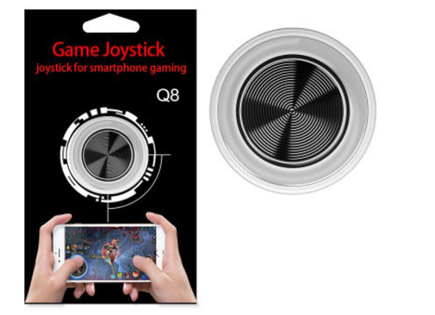 Q8 Ultra-Thin Mobile Game Rocker – Silicone Touchscreen Joystick Controller for Smartphones & Tablets