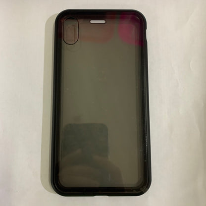 Magnetic Anti-Peep Privacy Case | Metal Frame + Tempered Glass for iPhone