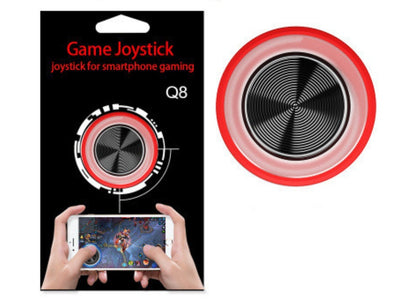 Q8 Ultra-Thin Mobile Game Rocker – Silicone Touchscreen Joystick Controller for Smartphones & Tablets