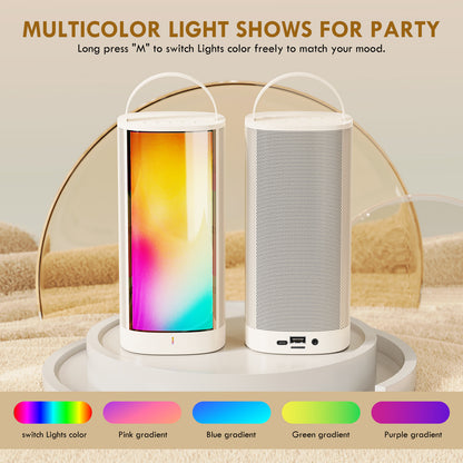 JYX D31-T Karaoke Machine – Portable Bluetooth Speaker with 2 Wireless Microphones for Adults & Kids