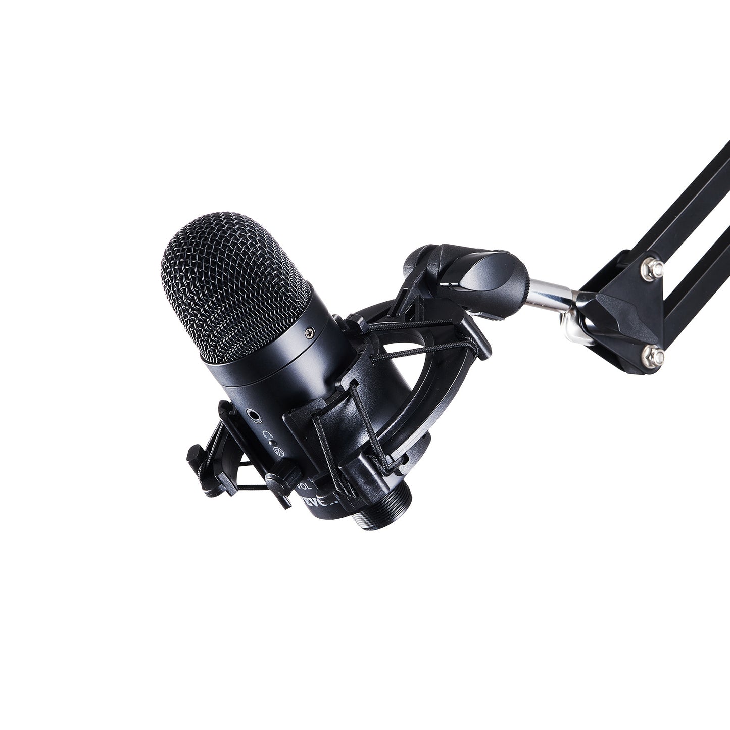 VEVOR USB Condenser Microphone Kit – 192kHz/24-bit with Boom Arm, Shock Mount & Mute Button