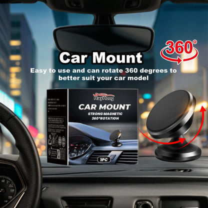 Rayhong Magnetic Folding Car Phone Stand | 360° Rotating Dashboard Mount