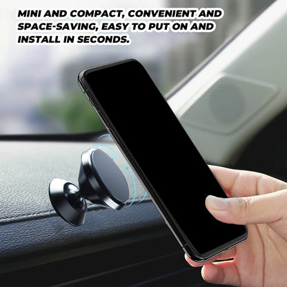 Rayhong Magnetic Folding Car Phone Stand | 360° Rotating Dashboard Mount