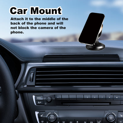 Rayhong Magnetic Folding Car Phone Stand | 360° Rotating Dashboard Mount