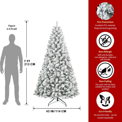 PVC Christmas Tree with Lights – Artificial Holiday Decoration for Home, Available in Multiple Sizes