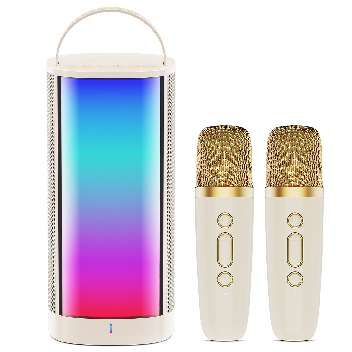 JYX D31-T Karaoke Machine – Portable Bluetooth Speaker with 2 Wireless Microphones for Adults & Kids