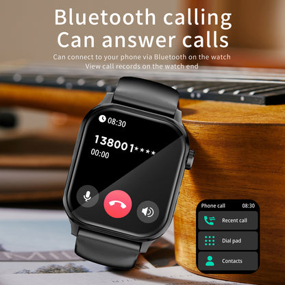 G93 Smart Watch 1.85" – Waterproof Sports Fitness Tracker with BT Call & Heart Rate Monitor