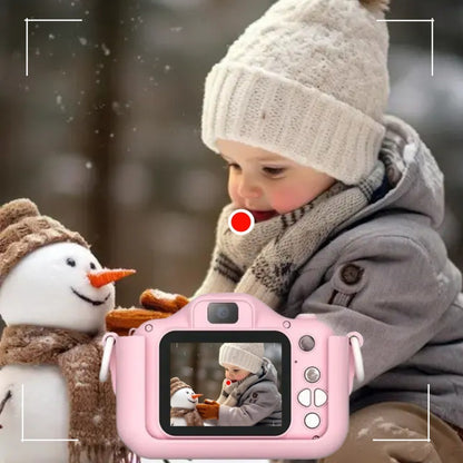 Pink Cat Kids Camera | Photo & Video | 8 Selfie Filters | 400mAh Battery – Perfect Birthday & Outdoor Gift