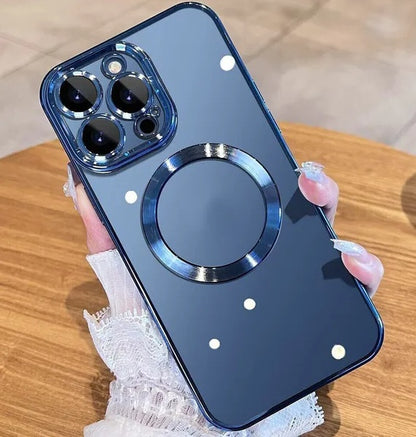 MagSafe Magnetic Case with Camera Lens Cover – Compatible with iPhone 14/13/12/11 Pro Max