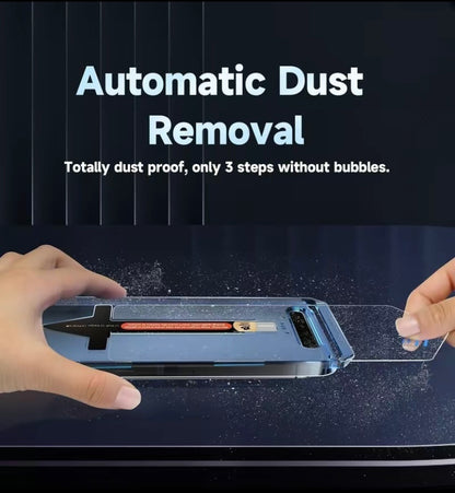 2 Pack For Phone 14, 15 Plus, Pro, Pro Max Matte Screen Protector Glass, HD Clear, Anti Glare, Anti Fingerprint, Shatterproof Sensitive Touch Quick Installation