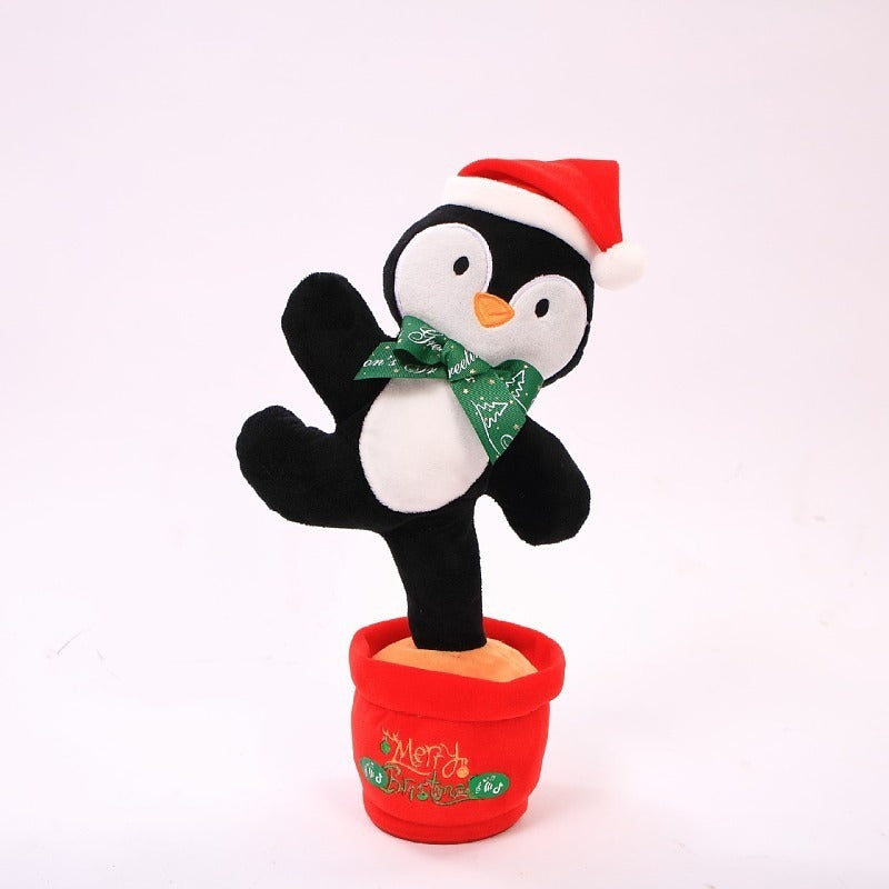 Dancing Christmas Tree Plush Toy – Singing, Talking & Recording Electronic Holiday Decoration Gift