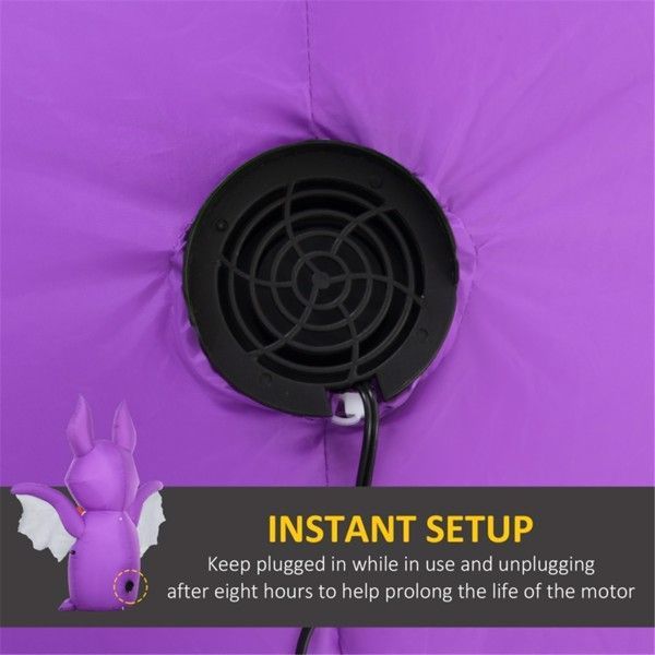 Halloween Inflatable Decoration – Spooky Outdoor Yard Prop with LED Lights, Easy Setup