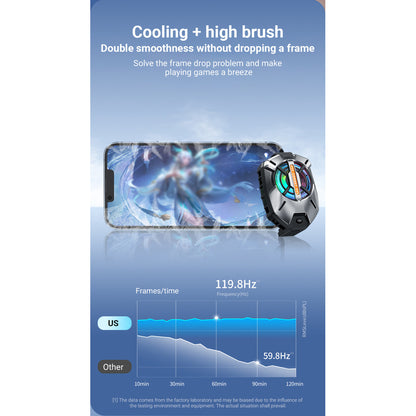 Black Shark Phone Cooler | Semiconductor Radiator for iOS & Android (2.63-3.46")