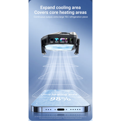 Black Shark Phone Cooler | Semiconductor Radiator for iOS & Android (2.63-3.46")