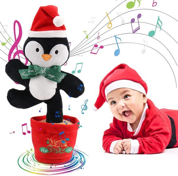Dancing Christmas Tree Plush Toy – Singing, Talking & Recording Electronic Holiday Decoration Gift