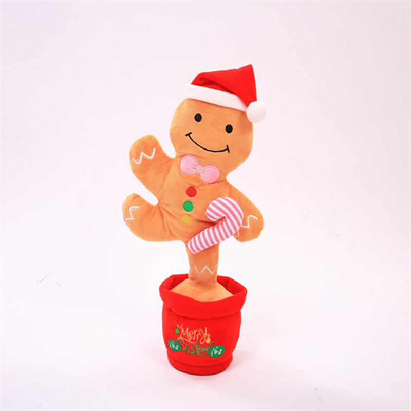 Dancing Christmas Tree Plush Toy – Singing, Talking & Recording Electronic Holiday Decoration Gift