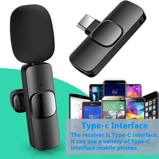 Wireless Lavalier Microphone for iPhone & iPad | Professional Clip-On Omnidirectional Mic for Interviews, Videos, Podcasts & YouTube