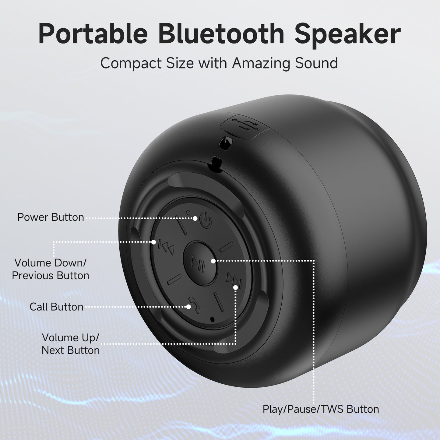 JYX L6 Portable Bluetooth Speaker | Powerful Sound & Deep Bass | Party Speaker for Home, Outdoor & Travel