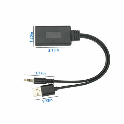 2-in-1 USB Bluetooth 5.0 Adapter – Wireless Transmitter & Receiver for PC & Car
