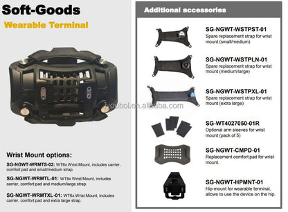 Medium To Large US Stock Wrist Mount Strap For Zebra WT6000 WT60B0