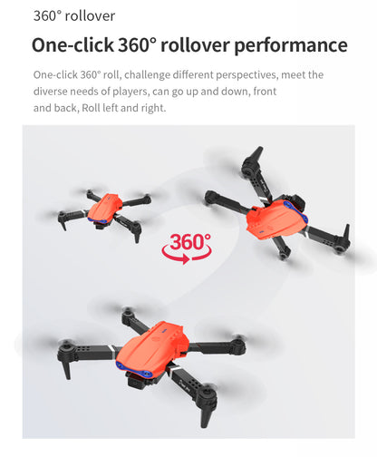 E99 Foldable Smart Camera Drone – Real-Time Transmission, One-Click Takeoff/Landing