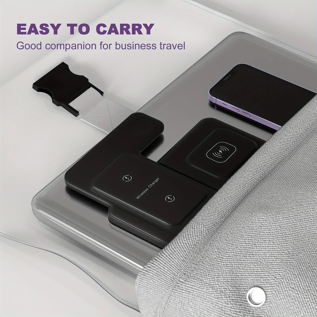 15W Fast Charging Three-in-one Wireless Charger