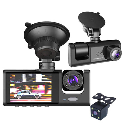 Dual Lens Dash Cam Full HD 1080P | Front & Rear Car Camera with G-Sensor