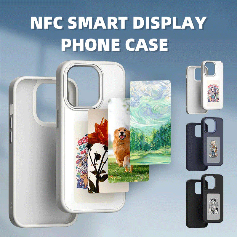 E-Ink Screen Phone Case – NFC Projection, Battery-Free Smart Display, Luxury Protective Cover