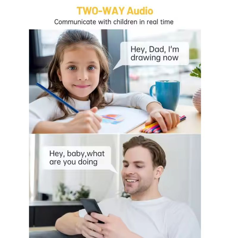 WESECUU 3MP 360 Bulb Cam