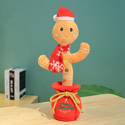 Dancing Christmas Tree Plush Toy – Singing, Talking & Recording Electronic Holiday Decoration Gift
