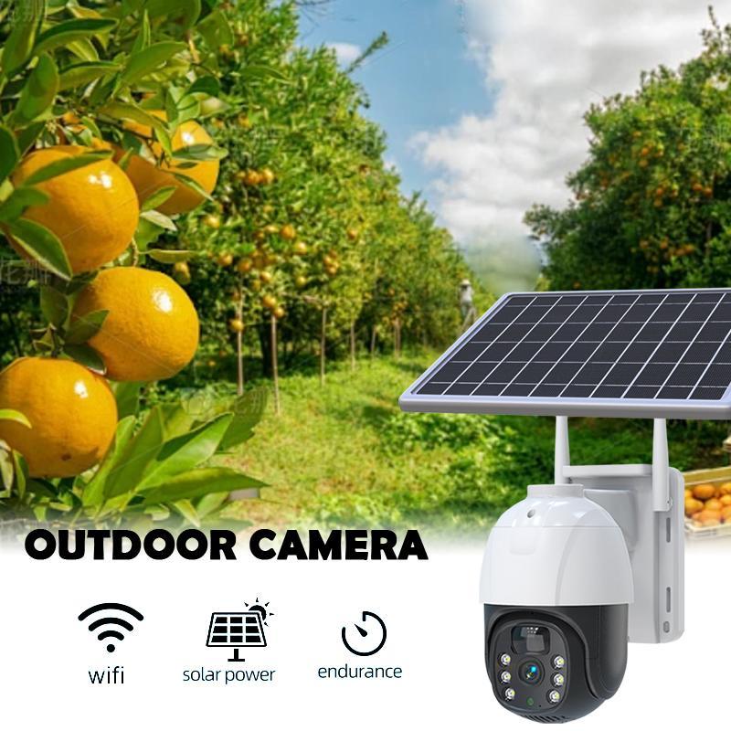 Solar Power Permanently And Reliably Powers Surveillance Cameras For Property Protection And Monitoring