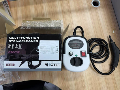 2500W Handheld Steam Cleaner with 1.2L Tank – High-Pressure Portable Steamer for Home, Kitchen, Car, Bathroom, Furniture & Grout (7 Attachments Included)