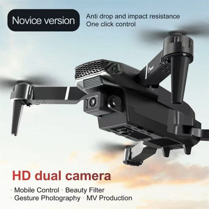 E88 Foldable Smart Camera Drone – Single Camera with Real-Time Transmission & One-Click Takeoff/Landing