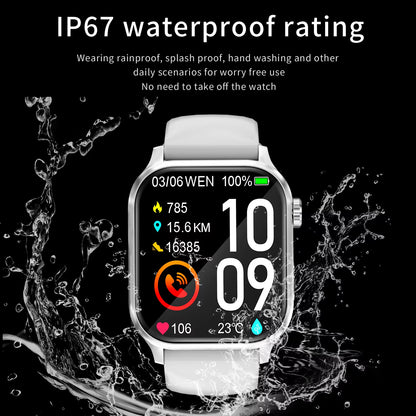 G93 Smart Watch 1.85" – Waterproof Sports Fitness Tracker with BT Call & Heart Rate Monitor