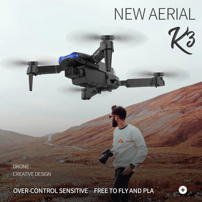 E99 Foldable Smart Camera Drone – Real-Time Transmission, One-Click Takeoff/Landing