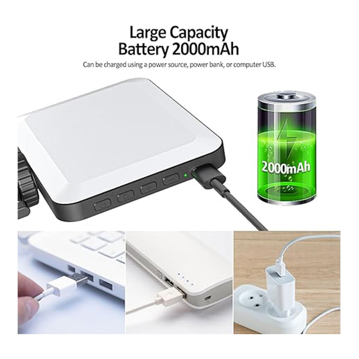 Rechargeable Clip-On Selfie Light – Portable LED Fill Light for Phone, Laptop & Tablet | Ideal for Video Calls, Streaming & Makeup