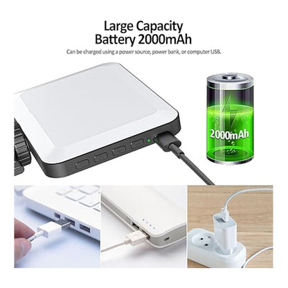 Rechargeable Clip-On Selfie Light – Portable LED Fill Light for Phone, Laptop & Tablet | Ideal for Video Calls, Streaming & Makeup